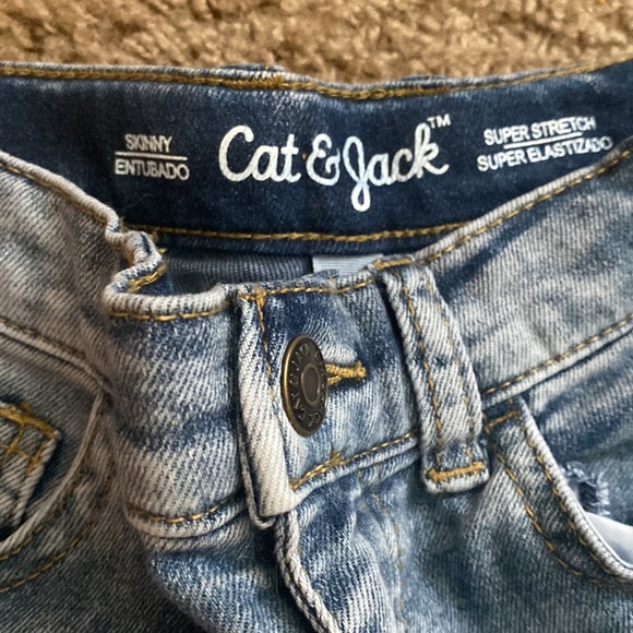 Cat & Jack size 10 skinny jean with adjustable waist band - Picture 2 of 4